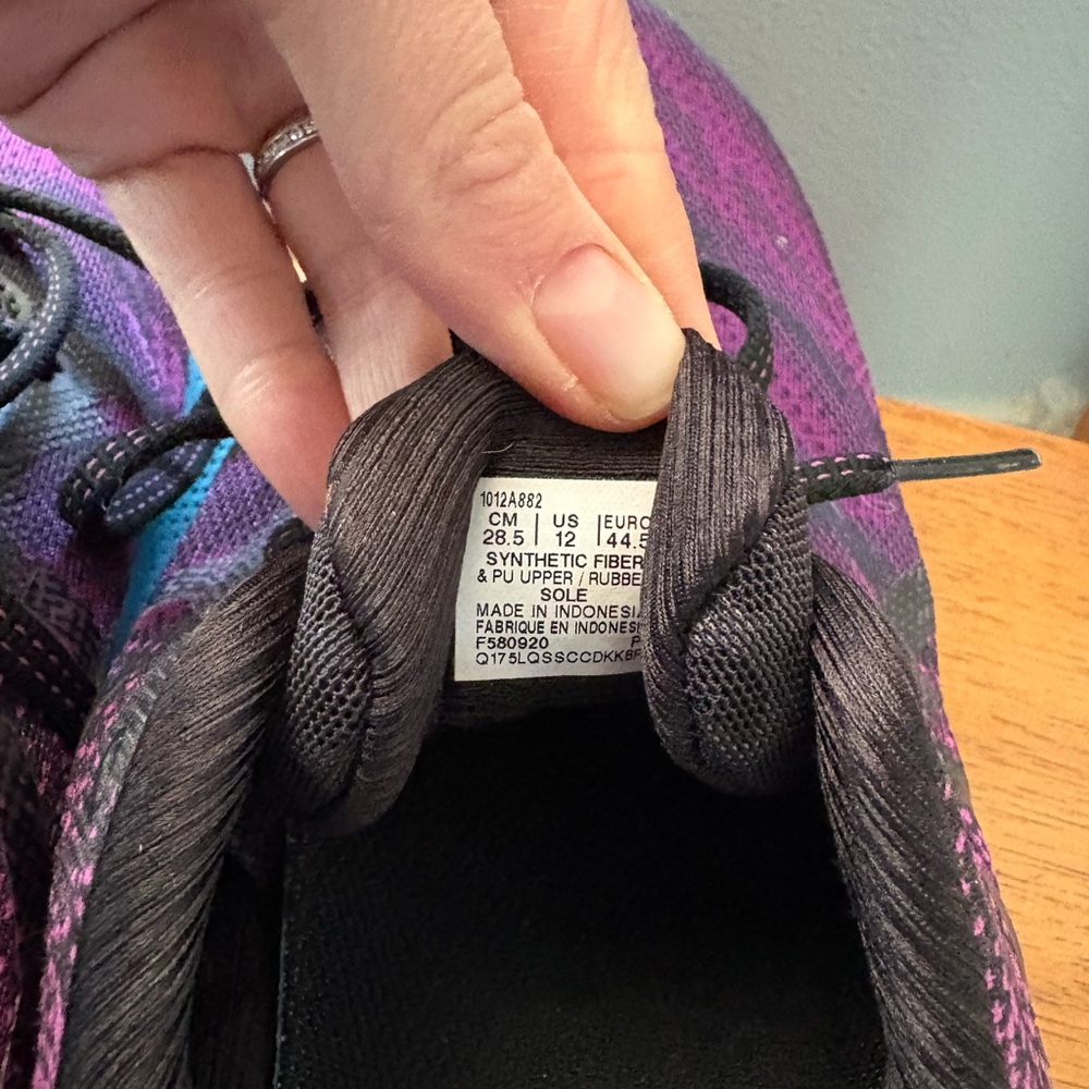 Women’s Asics Gel-Nimbus Lite 2 Purple/Black Running Shoes Sneakers Size 12 - Picture 4 of 5